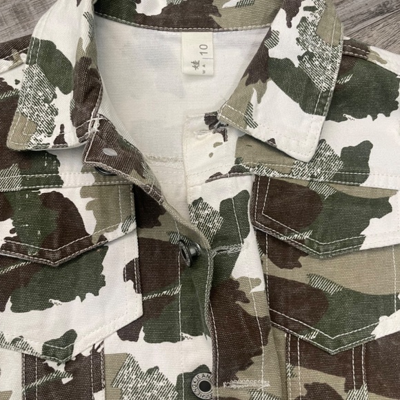 Girls Camouflage Jacket - Picture 3 of 4